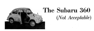 Illustration for article titled Subaru 360 - The Oppositelock Review
